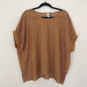 Anthropologie Akemi + Kin Bratton Lace Top M/L